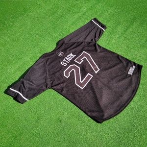Game of Thrones Direwolves Winter is Coming #27 House Stark Med Baseball Jersey